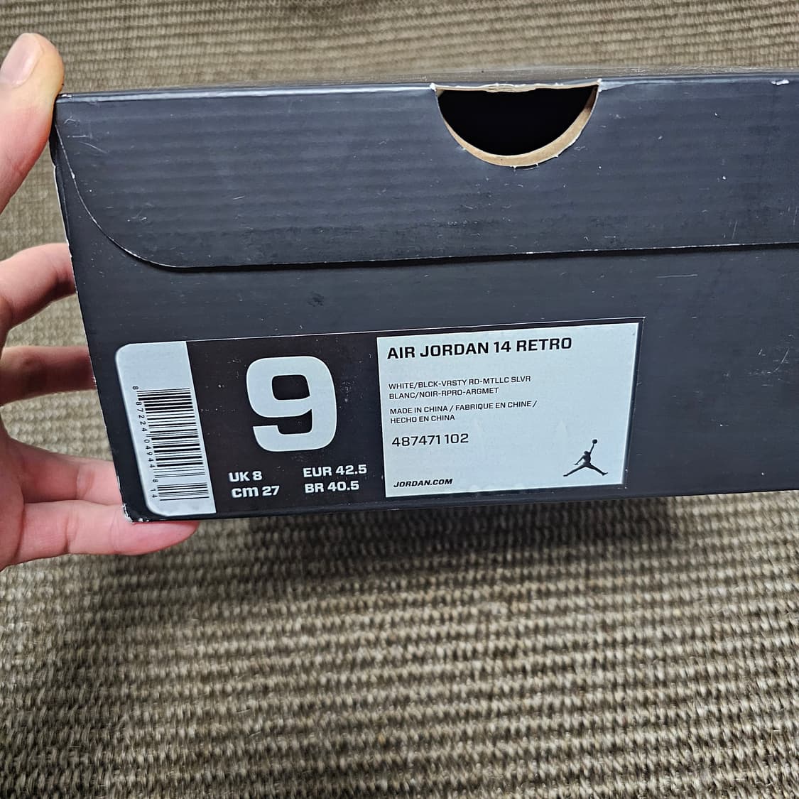 조던 14 블랙토 270 상품이미지7