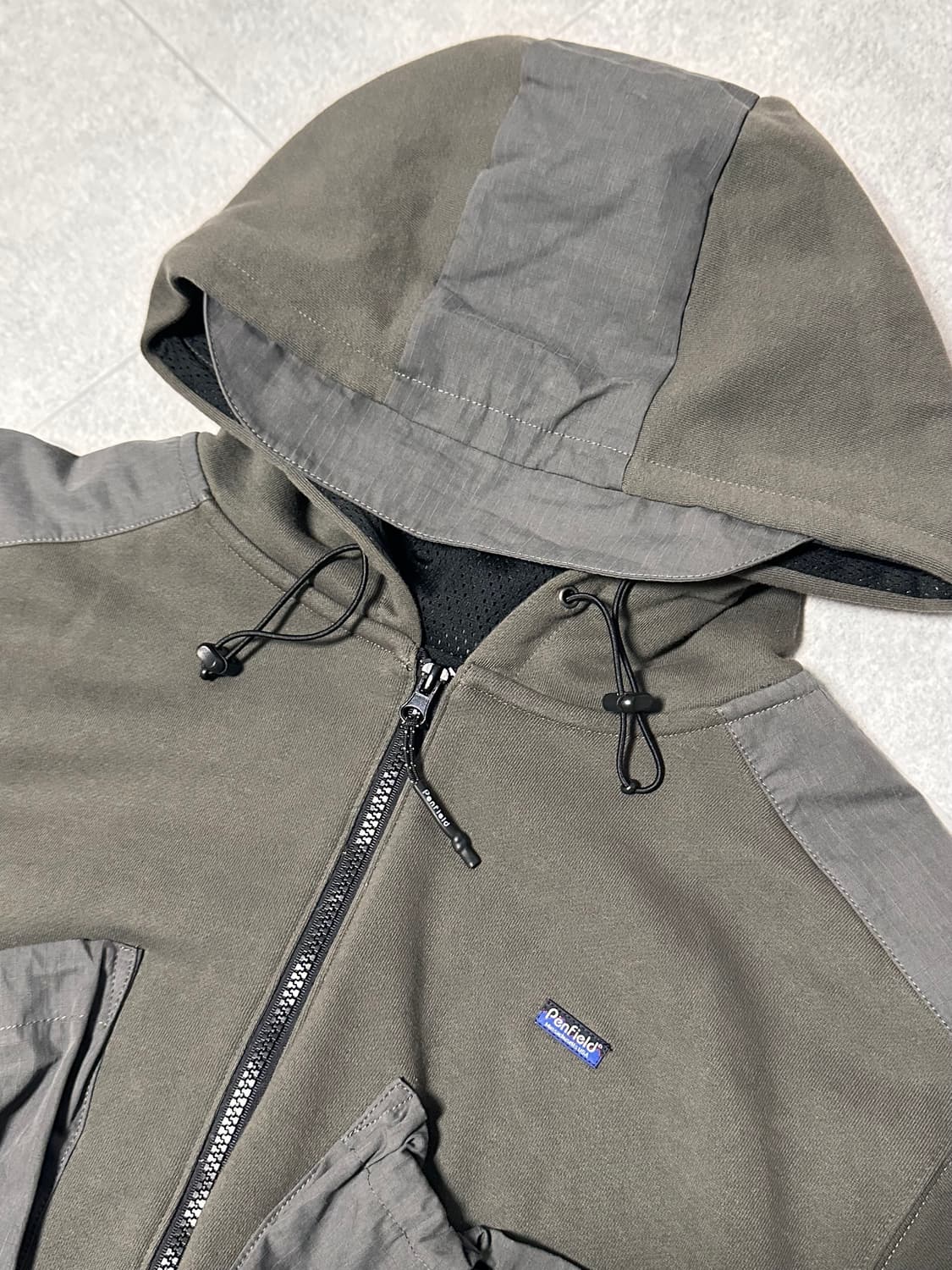 펜필드 크롭 포켓 후드집업 상품이미지4