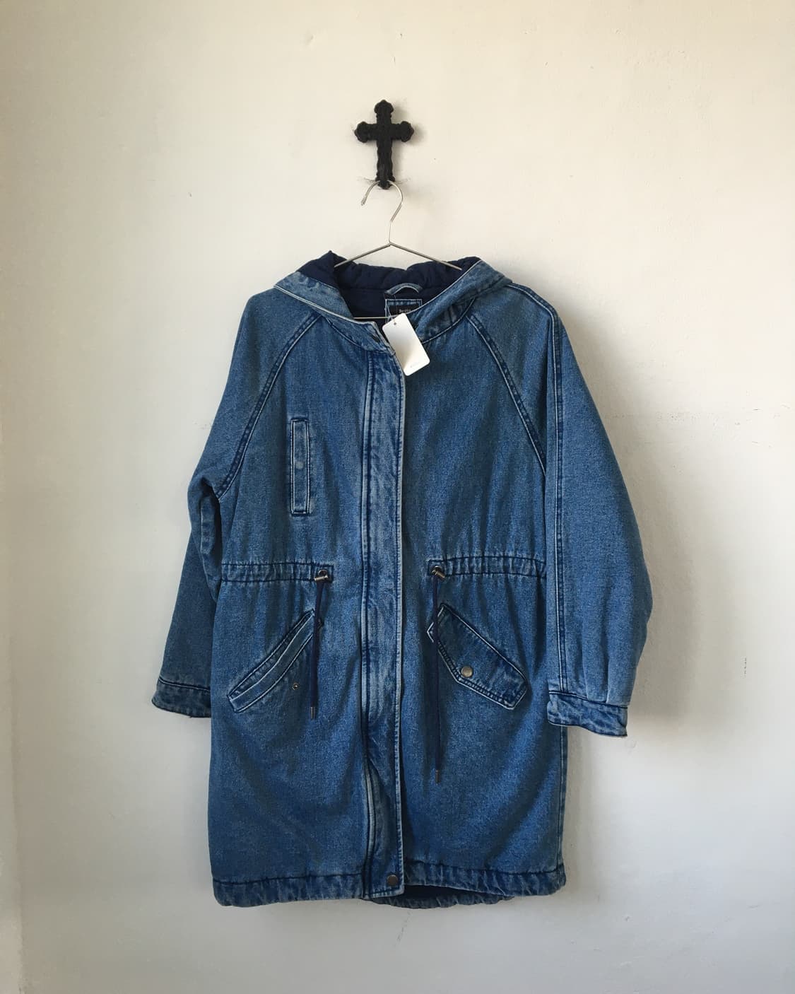 Bershka high neck denim filed jacket 상품이미지2