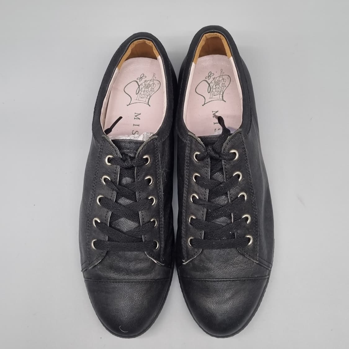 미소페 레더 스니커즈 실사이즈250 상품이미지2