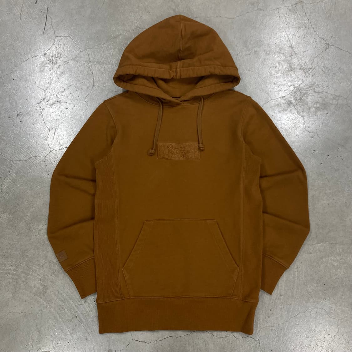 메종키츠네 x 푸마 브라운 컬러 박스 로고 후드티 상품이미지1