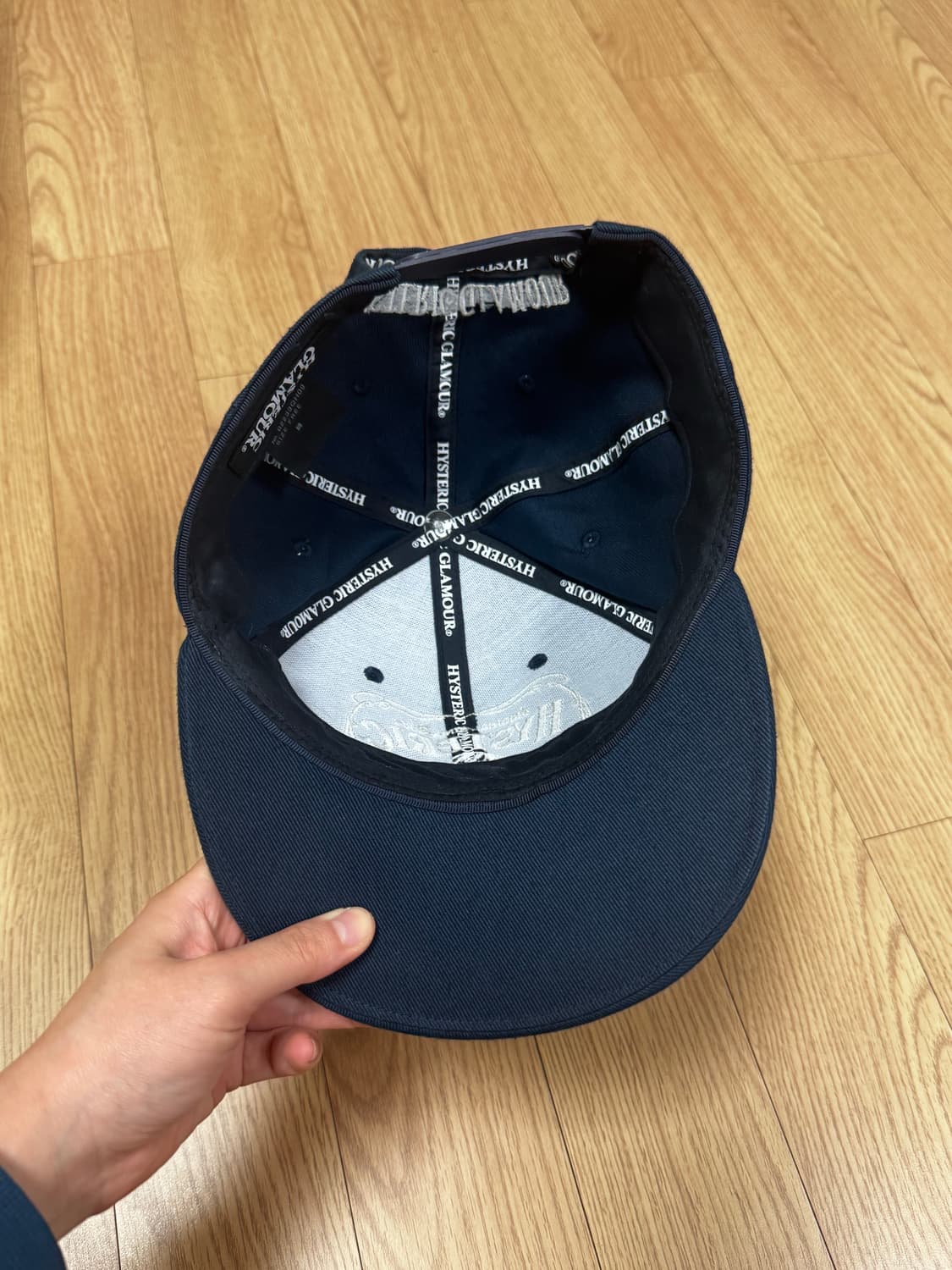 히스테릭글래머 네이비 볼캡 상품이미지3