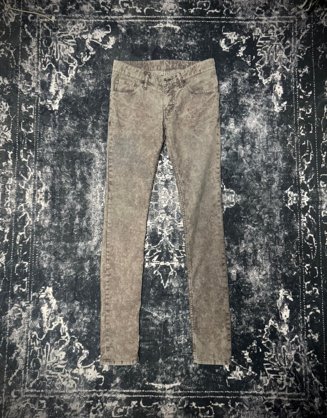 L.G.B Grey Corduroy Skinny Pants 상품이미지2