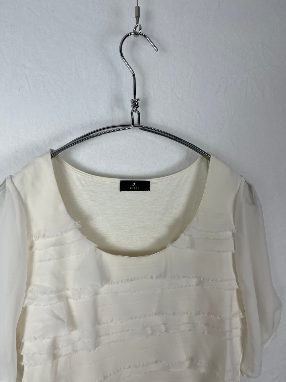 INED 러플 블라우스  상품이미지4