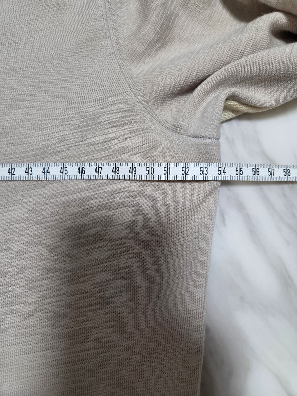 타임옴므 배색 언발런스 니트 상품이미지8