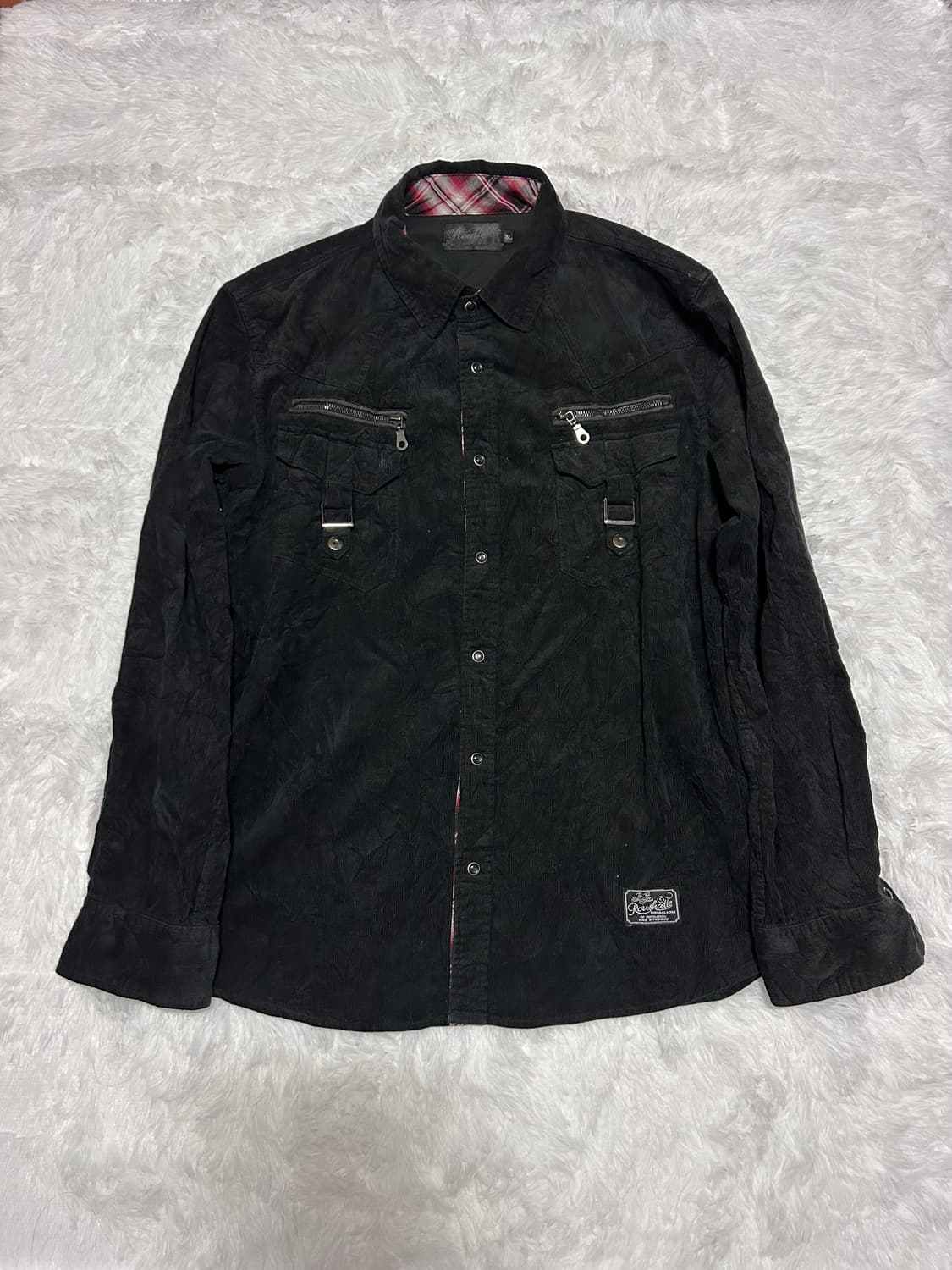red check pocket detailed button jacket 상품이미지1