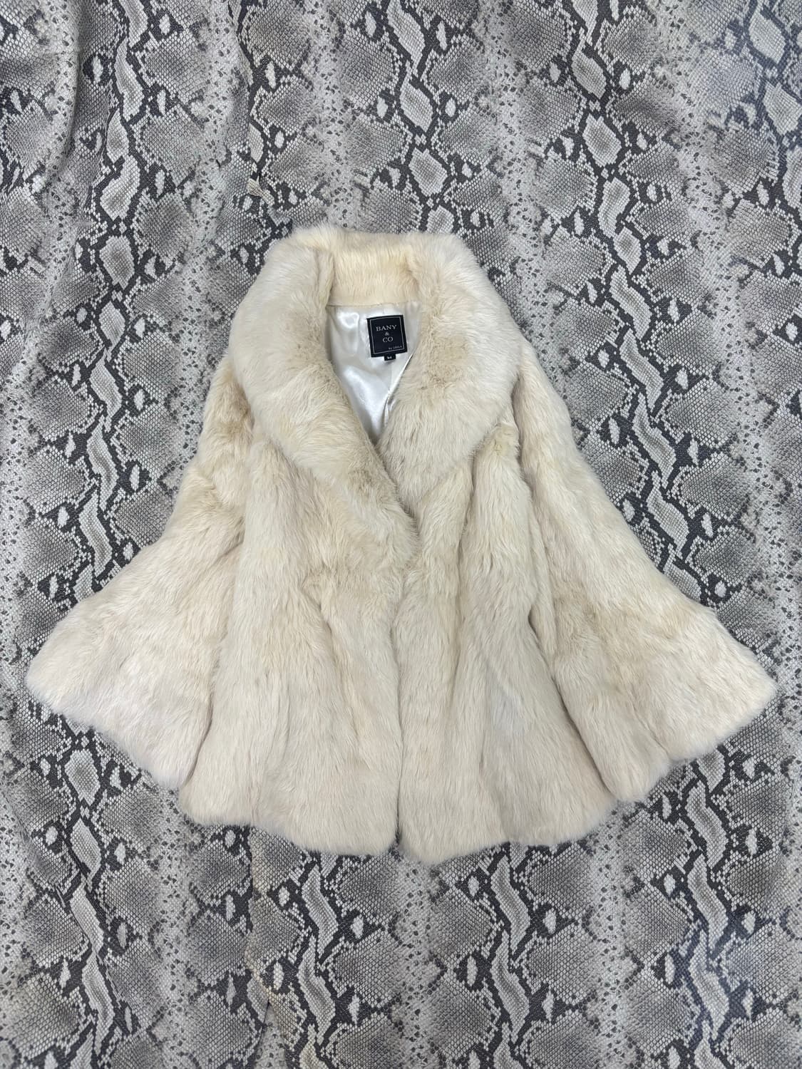 Y2K Rabbit Fur Jacket 상품이미지4