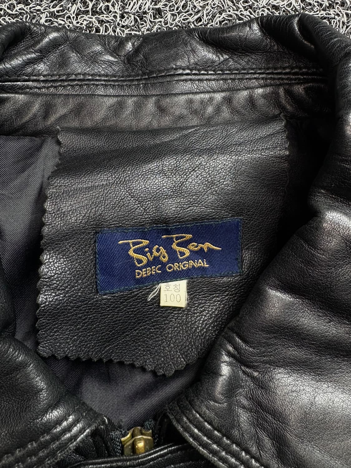 BIGBEN 아카이브 램스킨 레더 봄버자켓 2124 상품이미지3