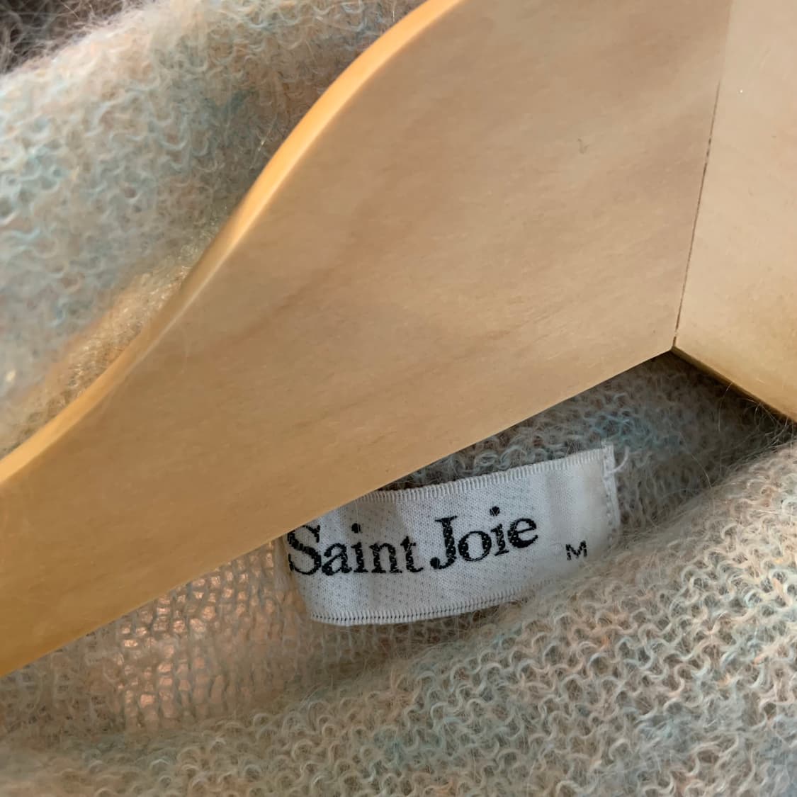 일본 빈티지 헤어리 목폴라 니트 상품이미지5