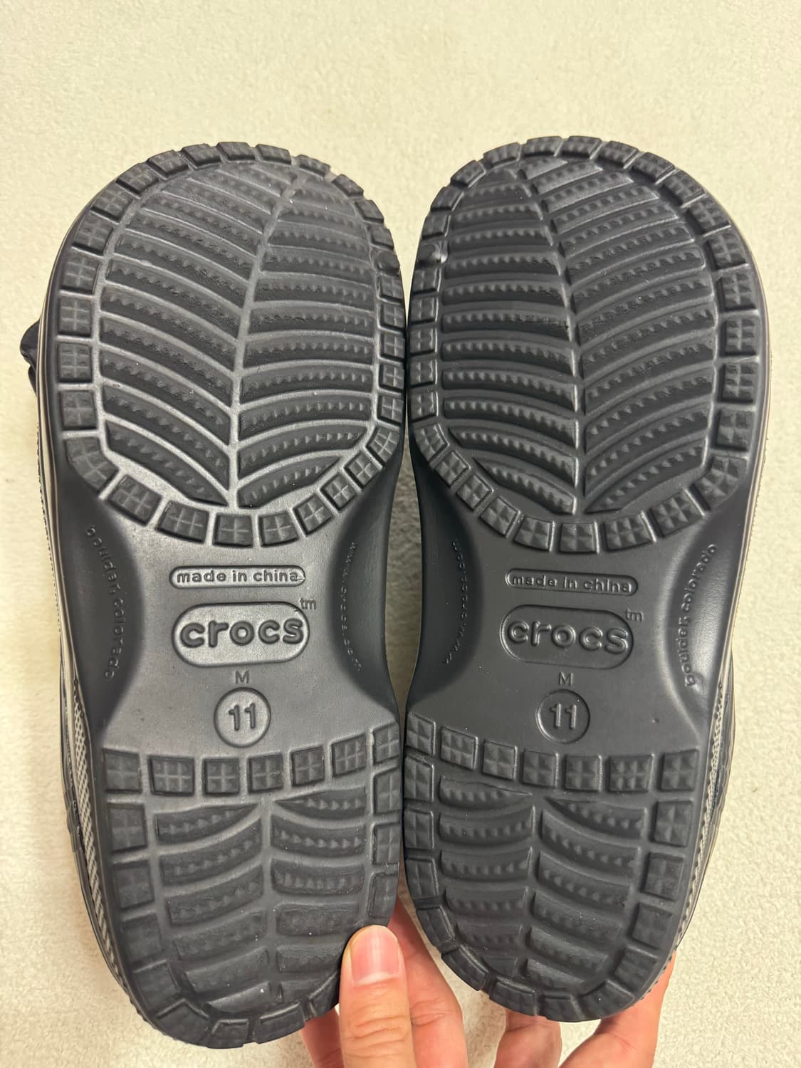 크록스 x 새티스파이 클래식 클로그 블랙 290 상품이미지4