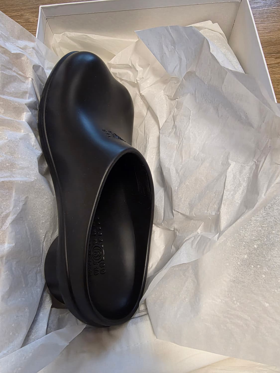 메종마르지엘라 아나토믹 클로그 슬리퍼 블랙 상품이미지4