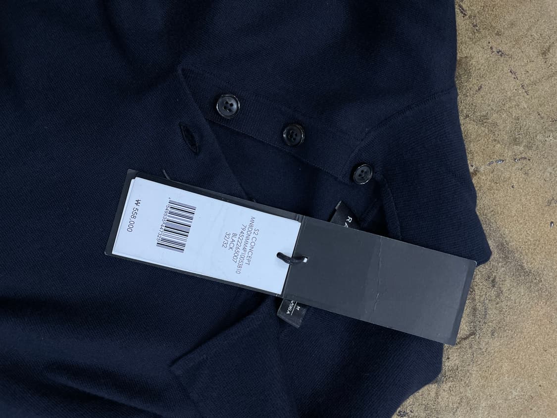 폴로랄프로렌(블랙라벨)/블랙 카라니트티 상품이미지5