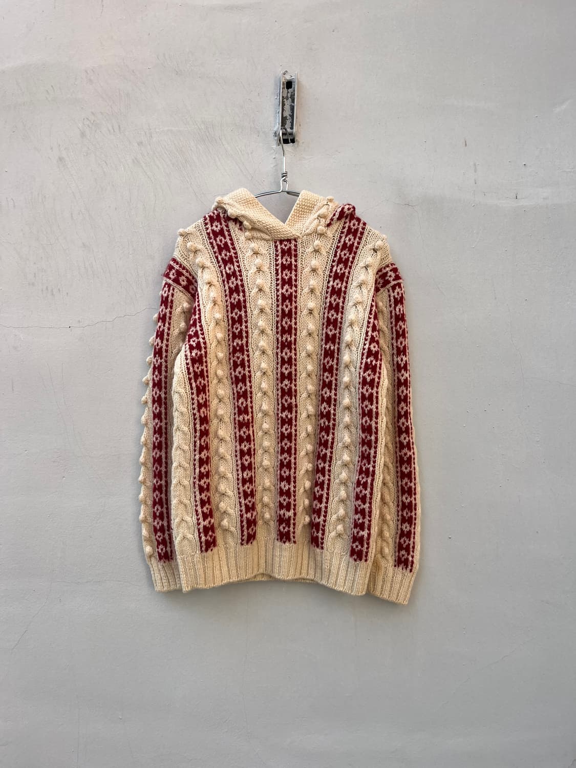 Hand made vintage 니트 후디 상품이미지1