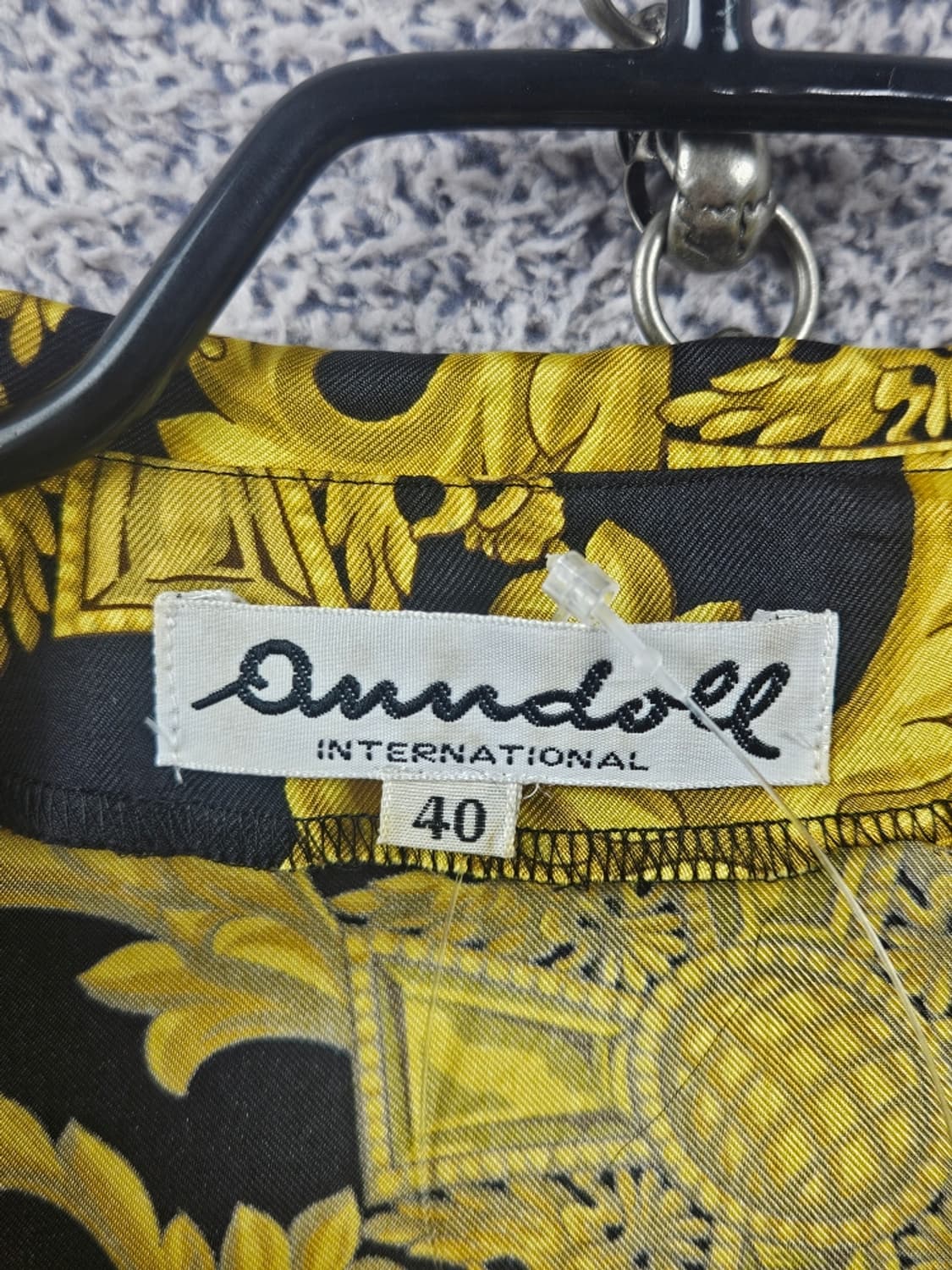 빈티지 골드바로크 패턴 블라우스 셔츠 ( 40 ) / 11245 상품이미지8