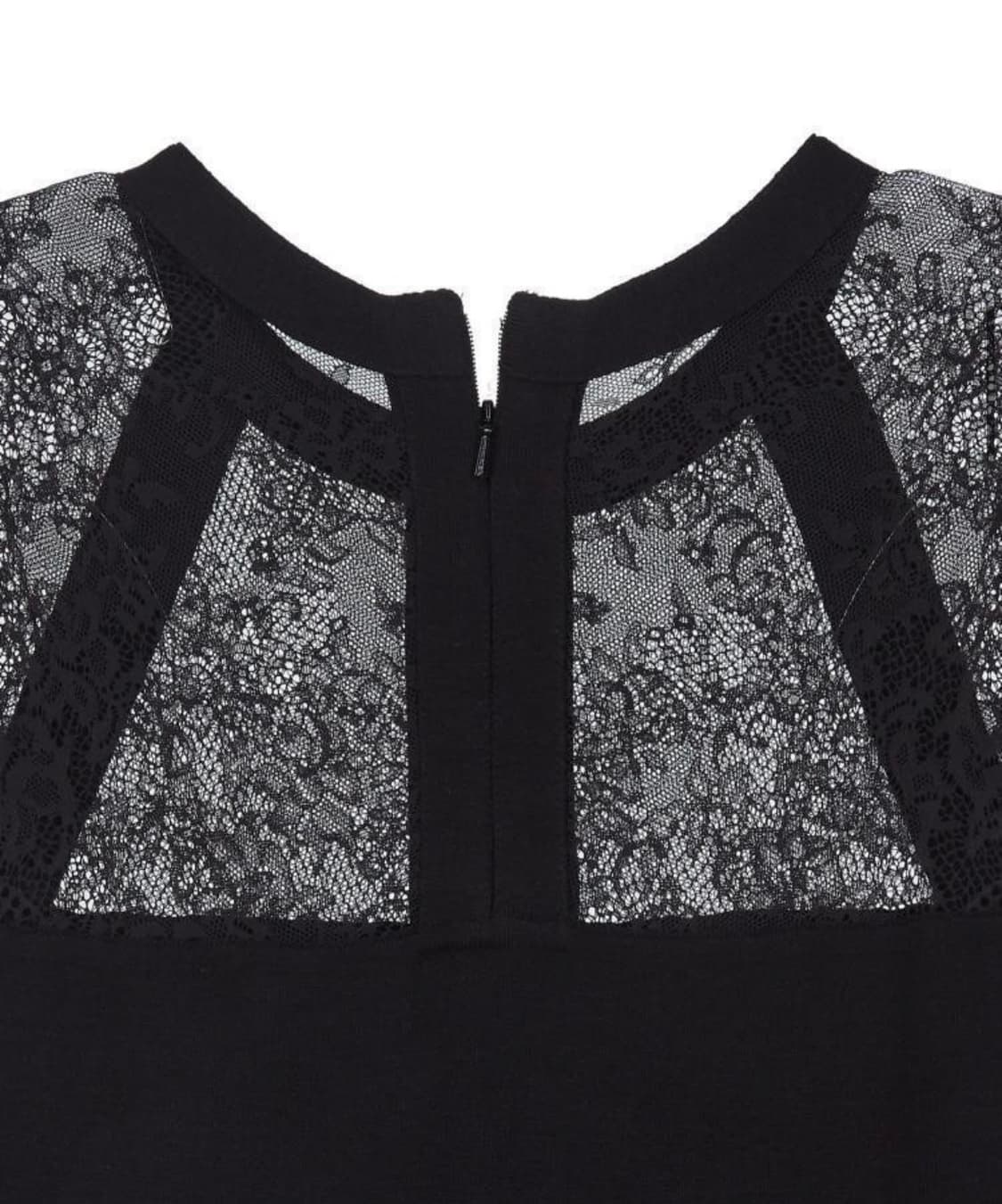 마른55 55 텍달린 새상품 아떼 바네사브루노 레이스 니트 블랙 원피스 상품이미지3