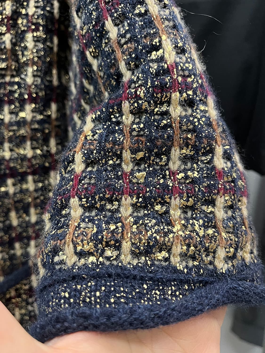 여) 샤넬 캐시미어 트위드코트  상품이미지5