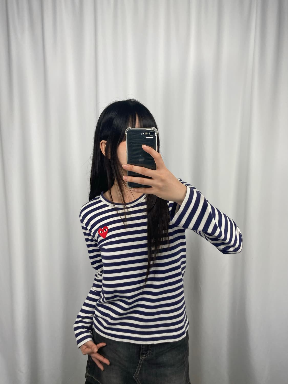 꼼데가르송 스트라이프 롱슬리브 상품이미지2