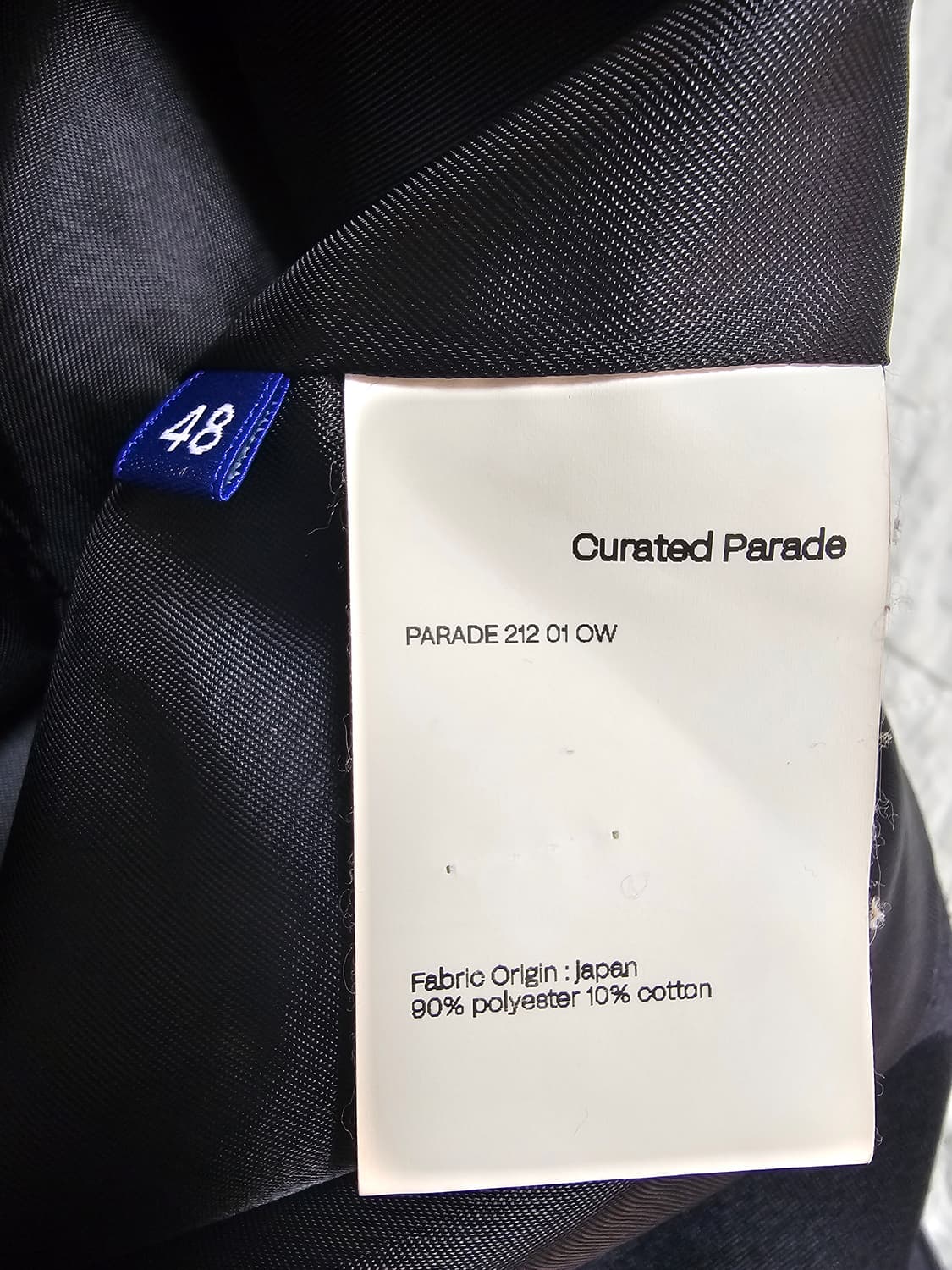 큐레이티드 퍼레이드 212자켓 48 상품이미지4