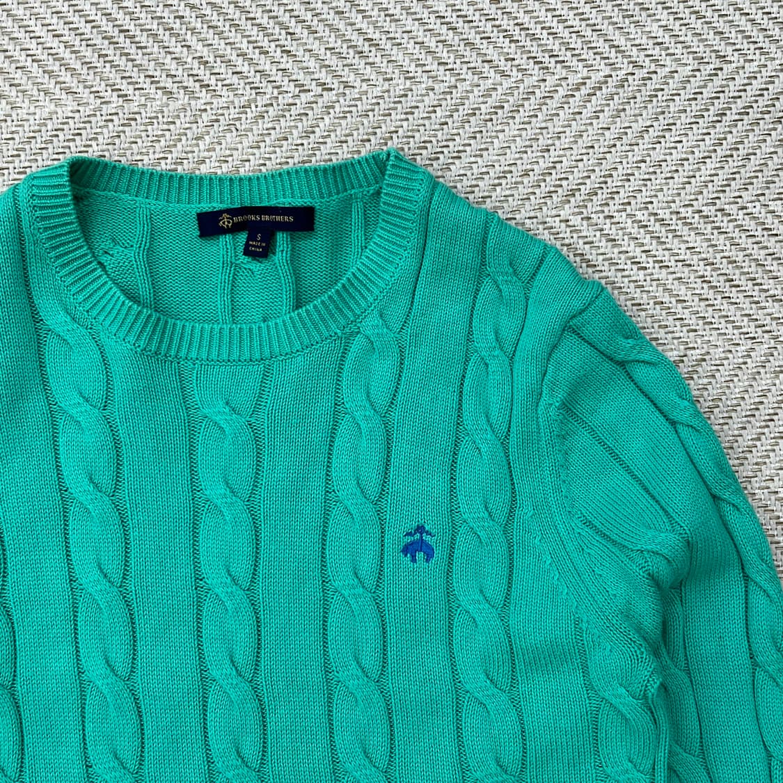 브룩스브라더스 라운드넥 꽈배기 니트 r2803 상품이미지5