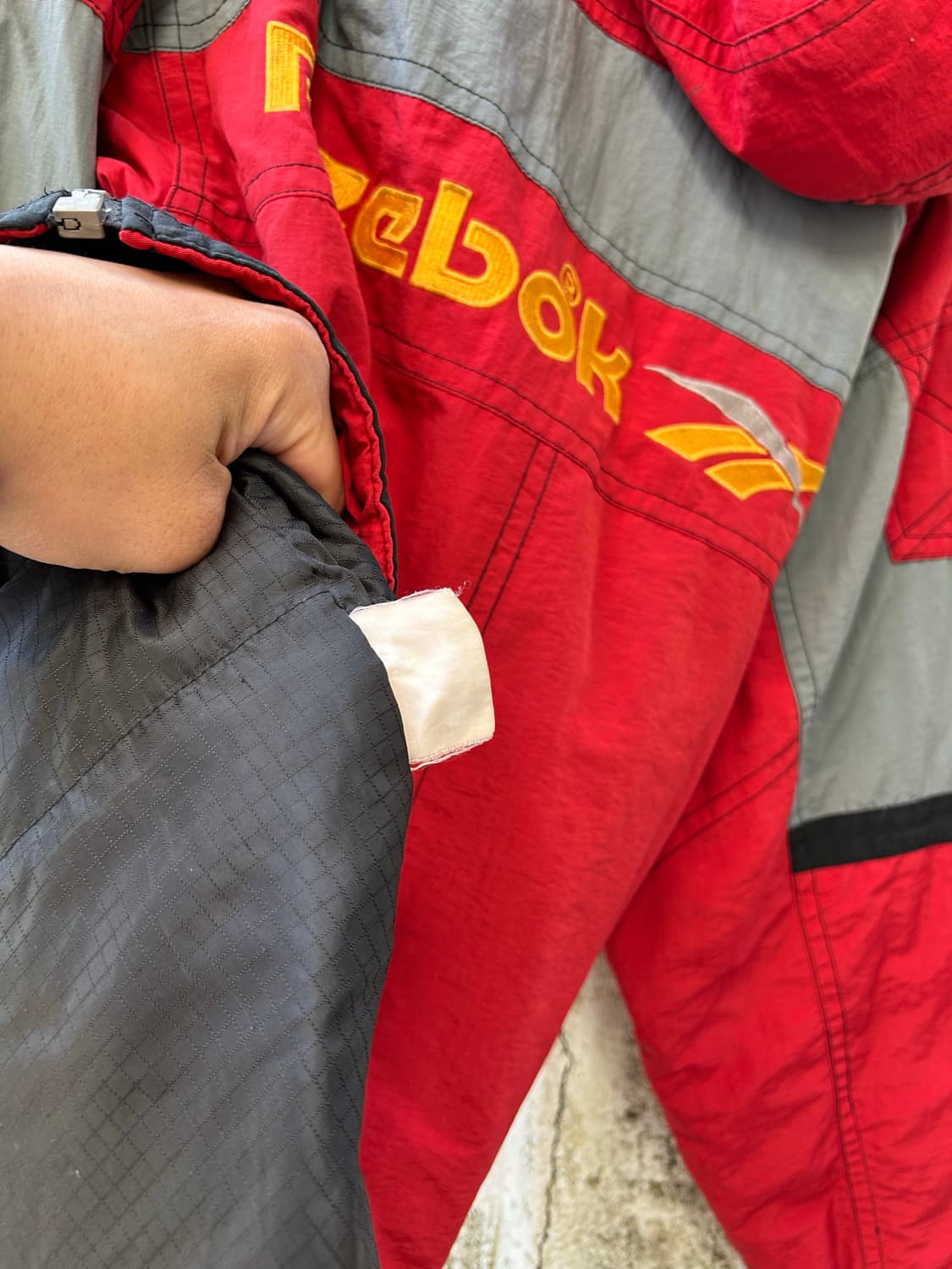 90s  한국리복  빈티지 오버사이즈 윈드브레이커 스노보드   파카 10 상품이미지5