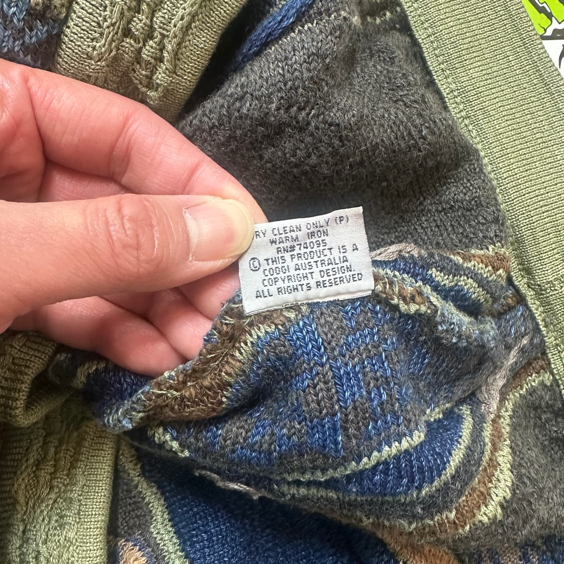 쿠지 3D 니트 스웨터 L 상품이미지10