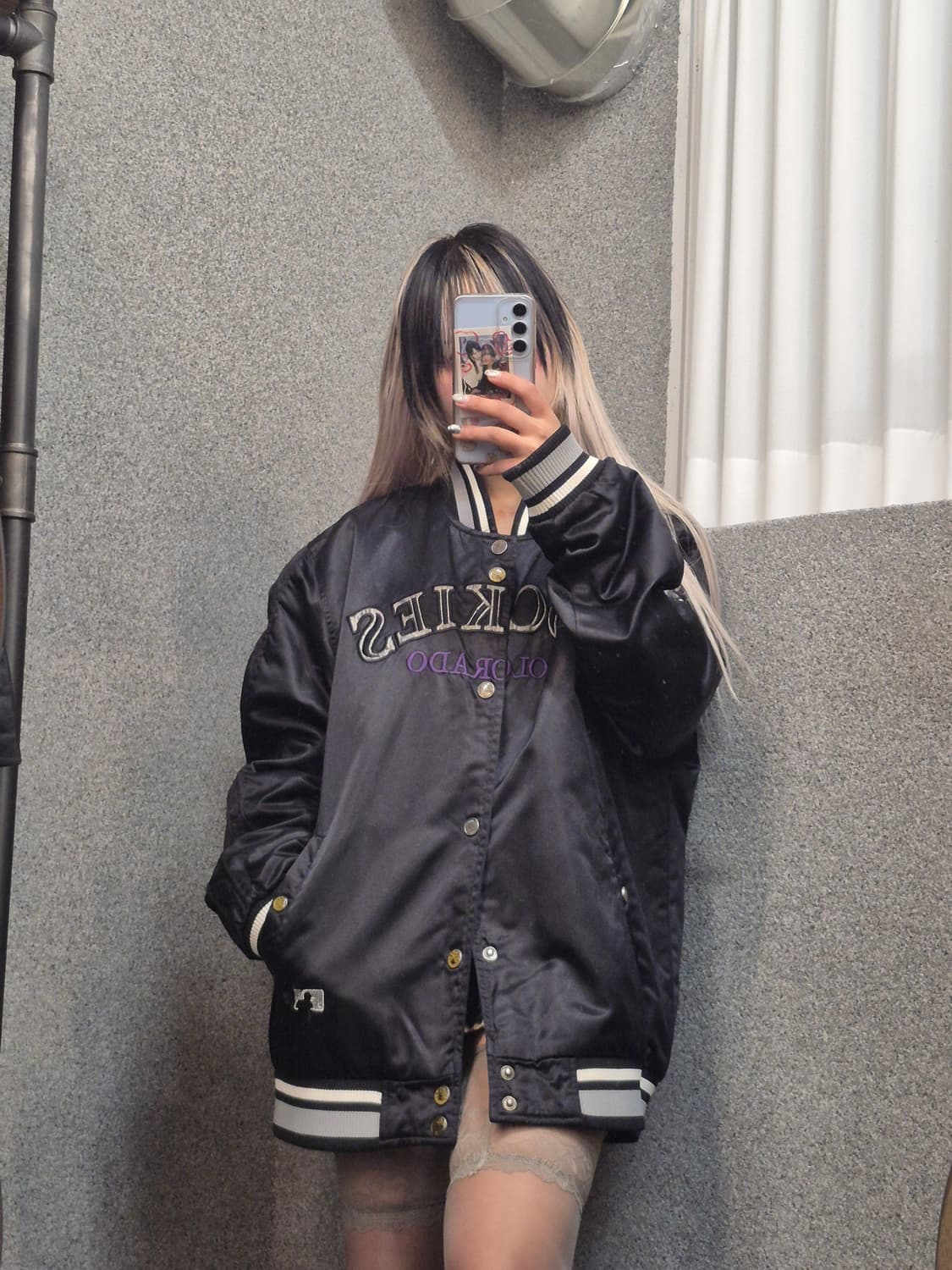 MLB LETTERING BOMBER JACKET 상품이미지1