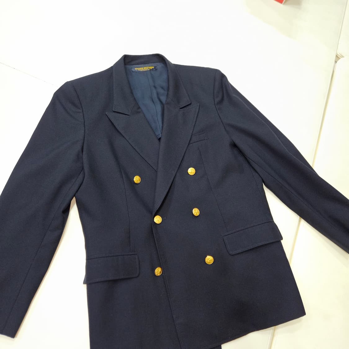 브룩스브라더스 네이비 더블 금장 상품이미지3