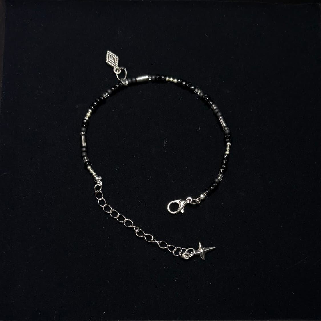 핸드메이드 비즈 팔찌 Black Dia 021 상품이미지2