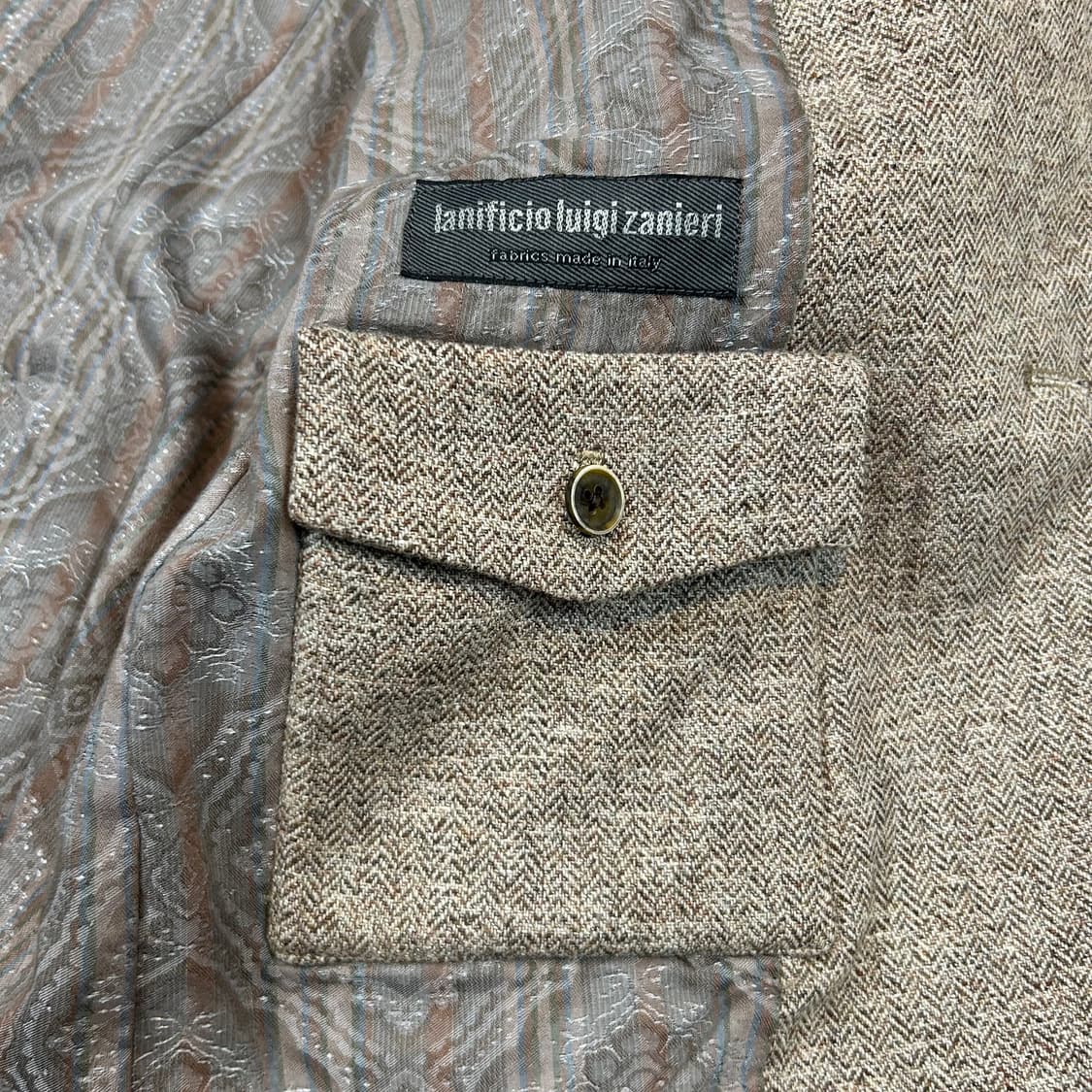 XL) 조셉 아부드 헤링본 블레이저 자켓 상품이미지6