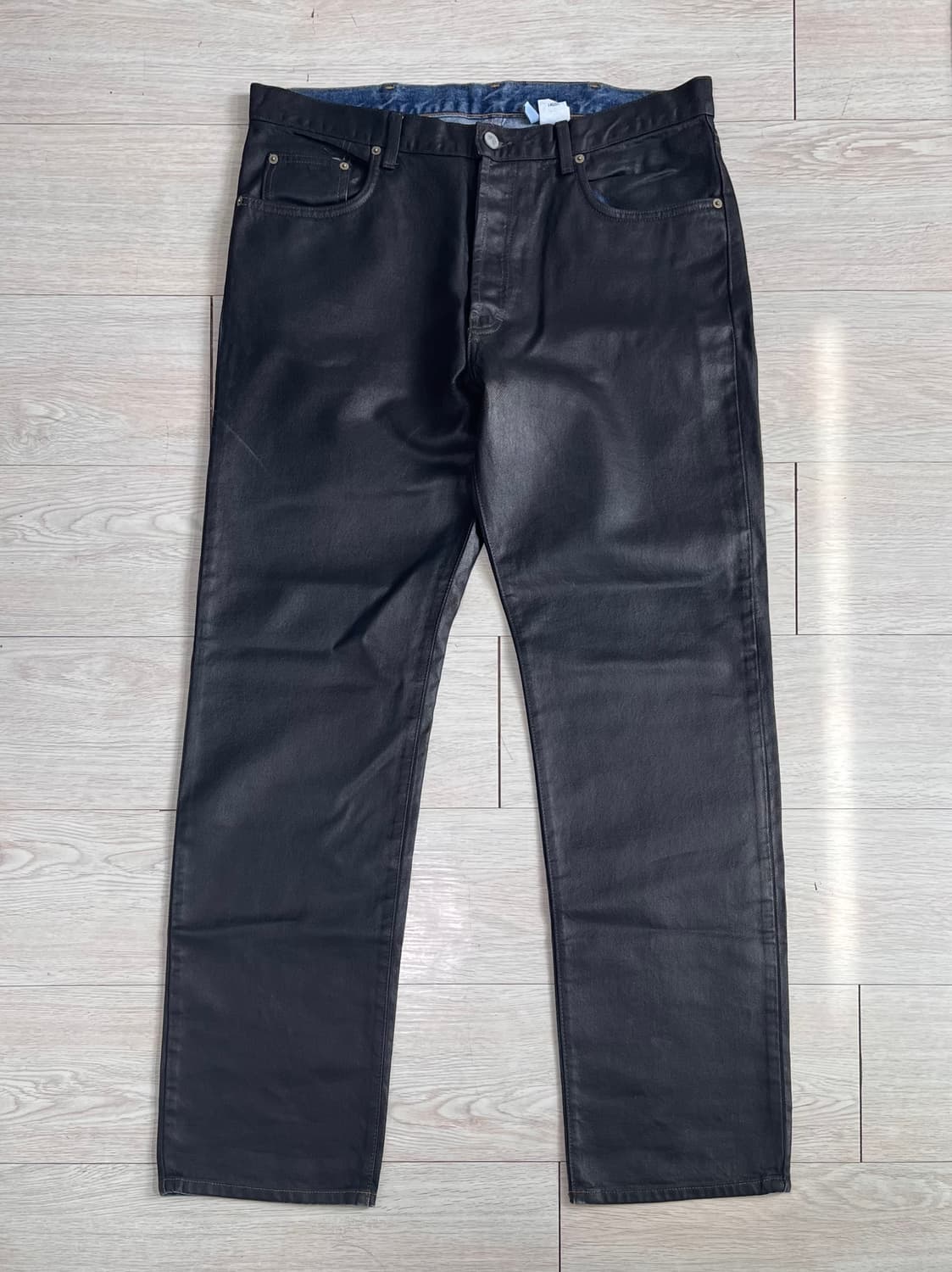 90s 캘빈 클라인 진스 블랙 코팅진 상품이미지2
