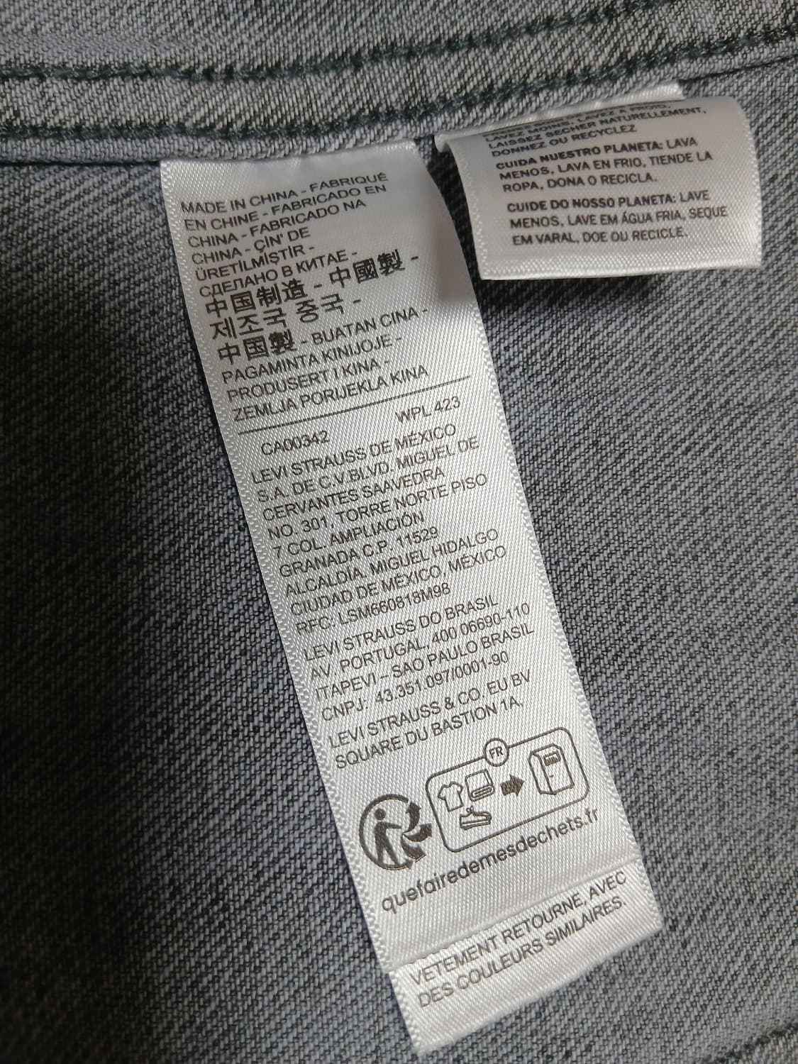 리바이스 블루탭 타입 1 자켓 상품이미지5