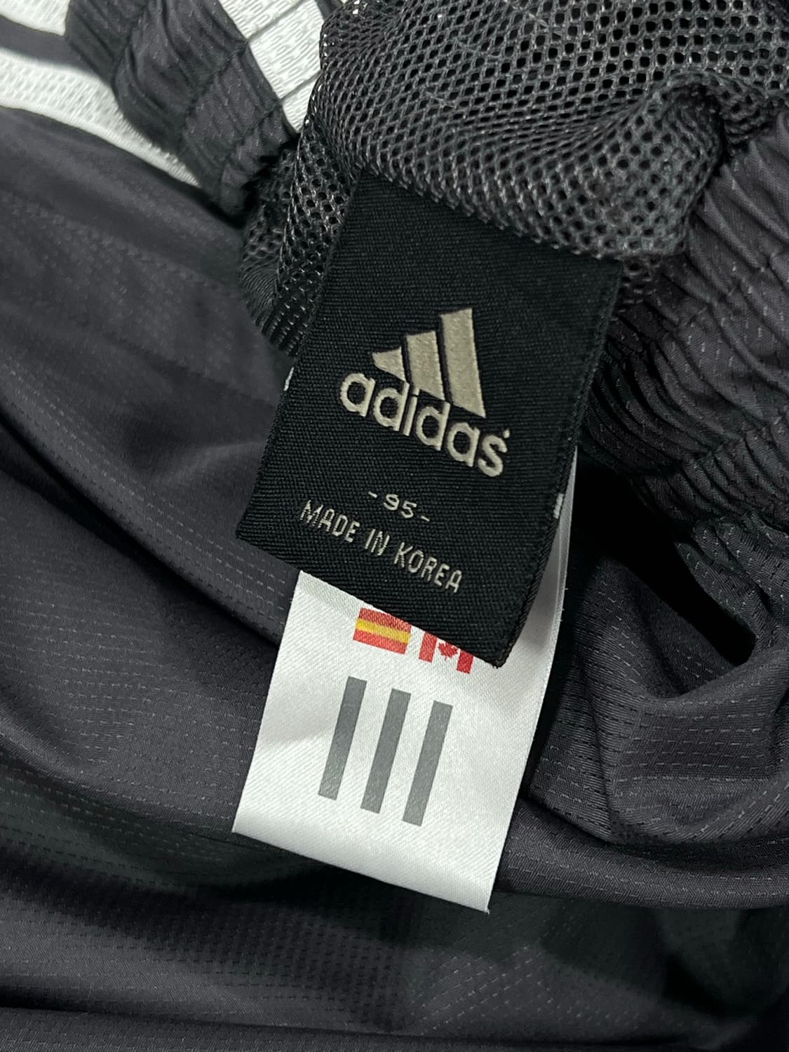 아디다스 올드스쿨 삼선 트랙우븐 조거 팬츠 차콜그레이 (밑단스트링)  상품이미지4