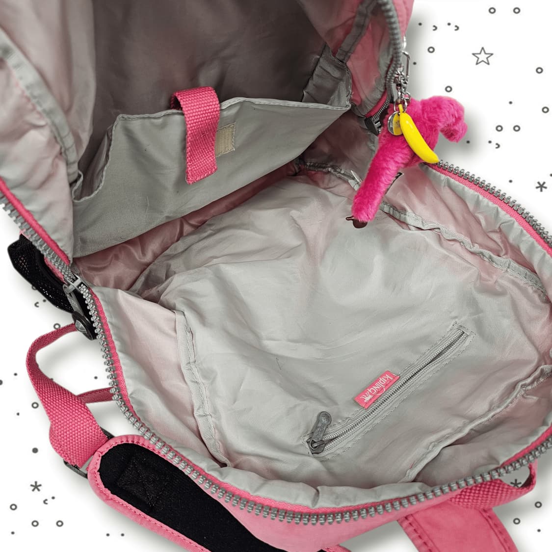 Kipling 키플링 핑크 백팩 상품이미지8