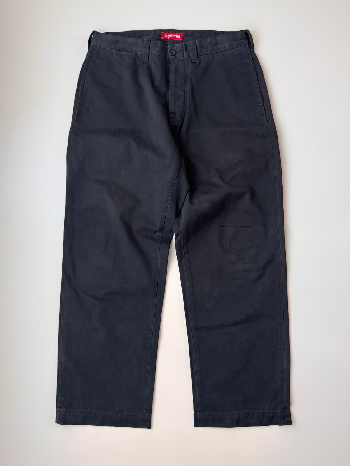 슈프림 핀업 치노 팬츠 블랙 상품이미지2