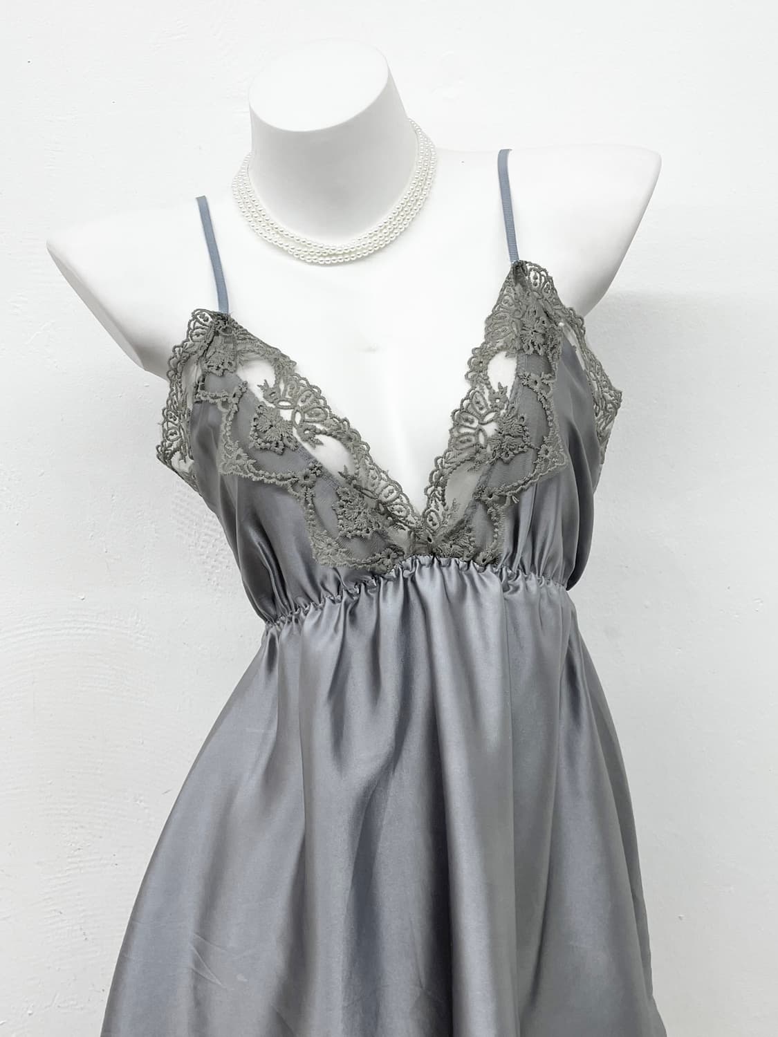 페어리 새틴 레이스 슬립 상품이미지2