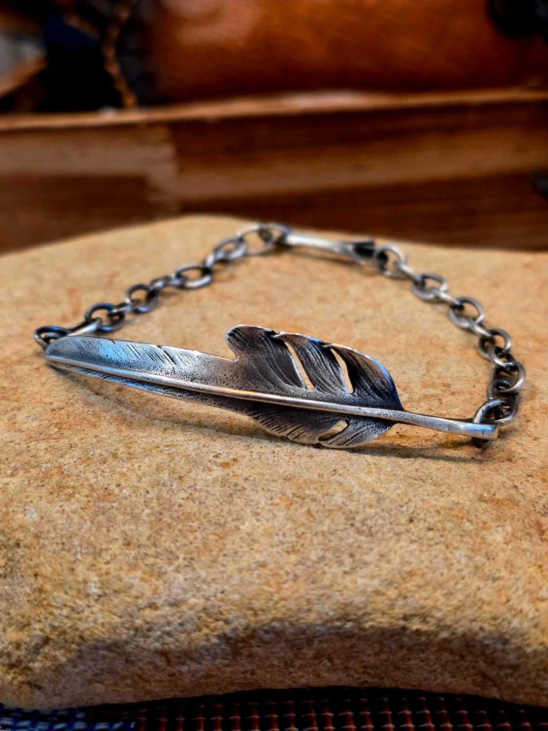 Silver925 American Feather Bracelet 상품이미지4