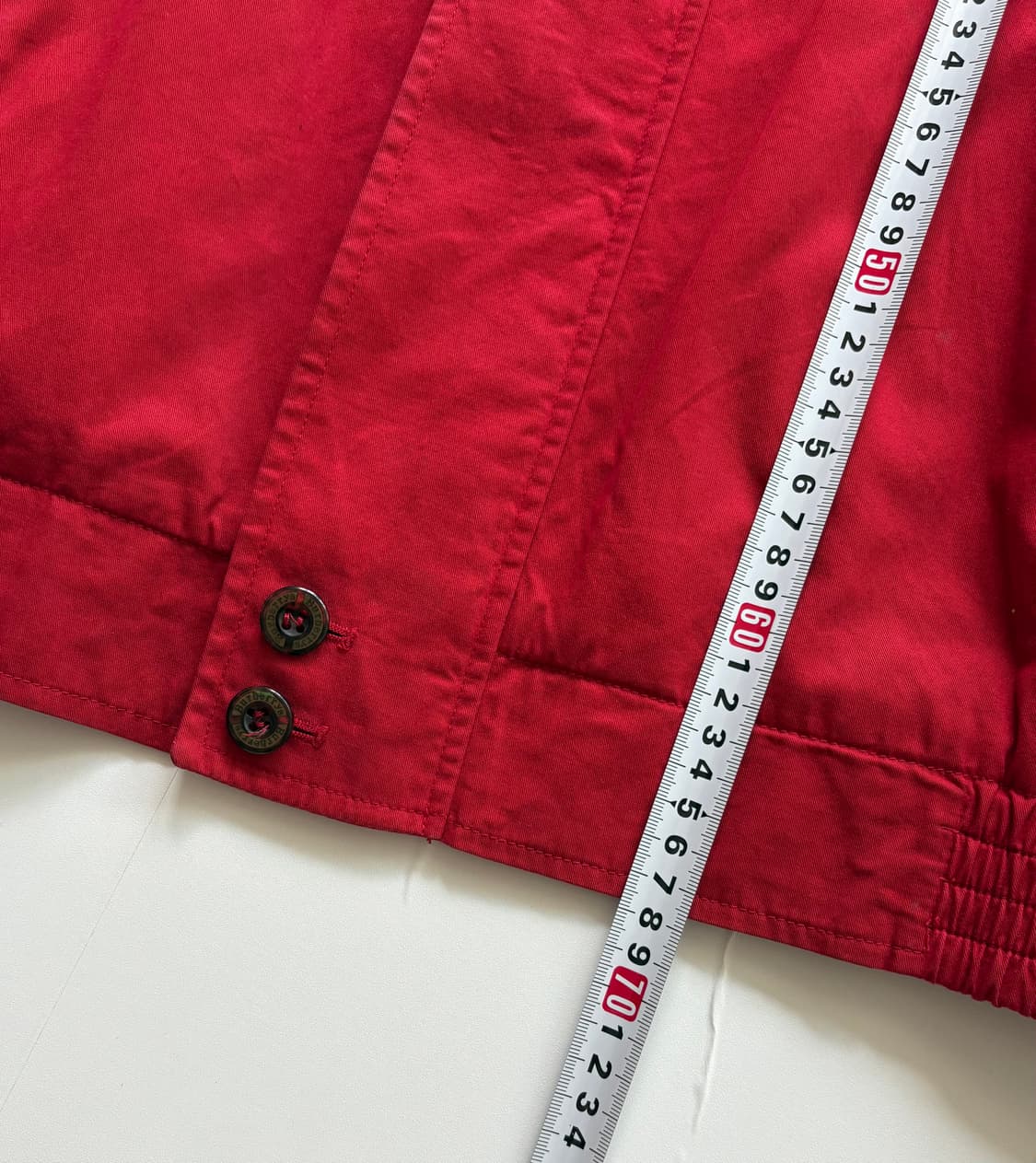 버버리 오버핏 레드 해링턴 자켓 상품이미지8