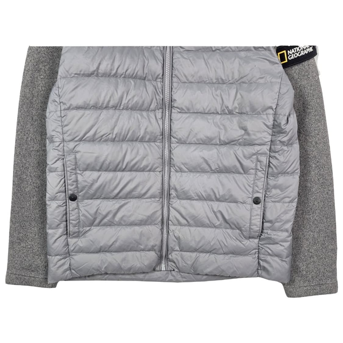내셔널지오그래픽 덕다운 니트 슬리브 패딩 M 상품이미지4