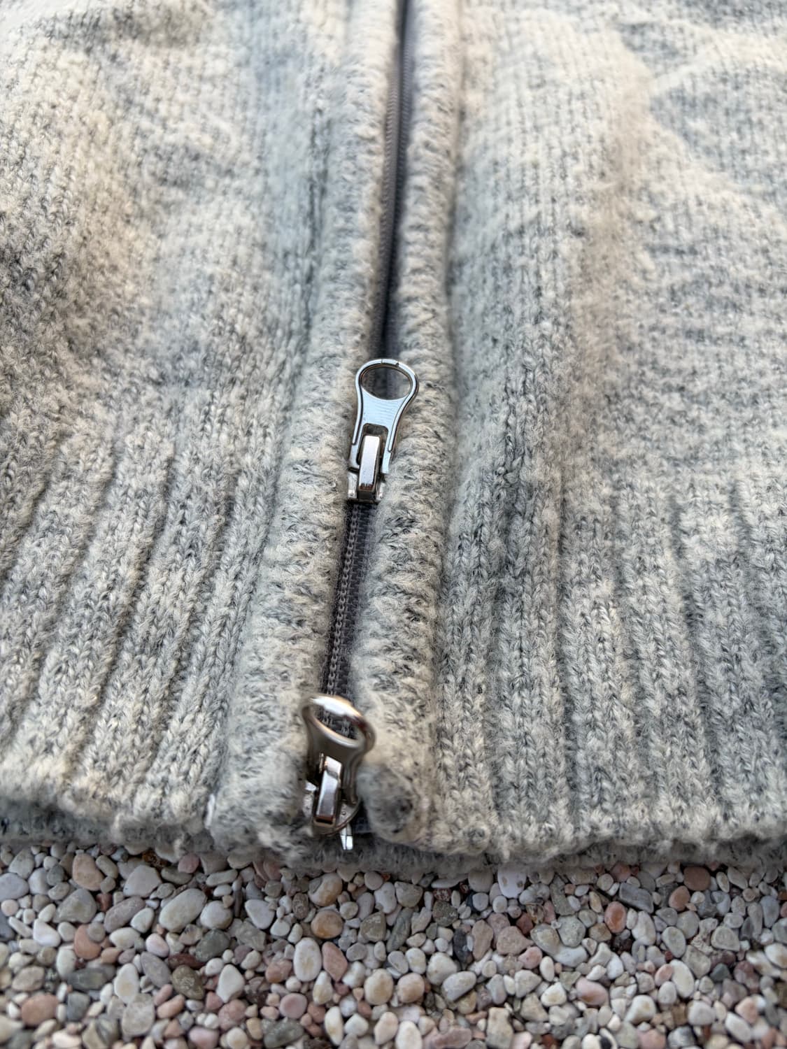 아카이브 투웨이 니트 집업(s) 상품이미지4