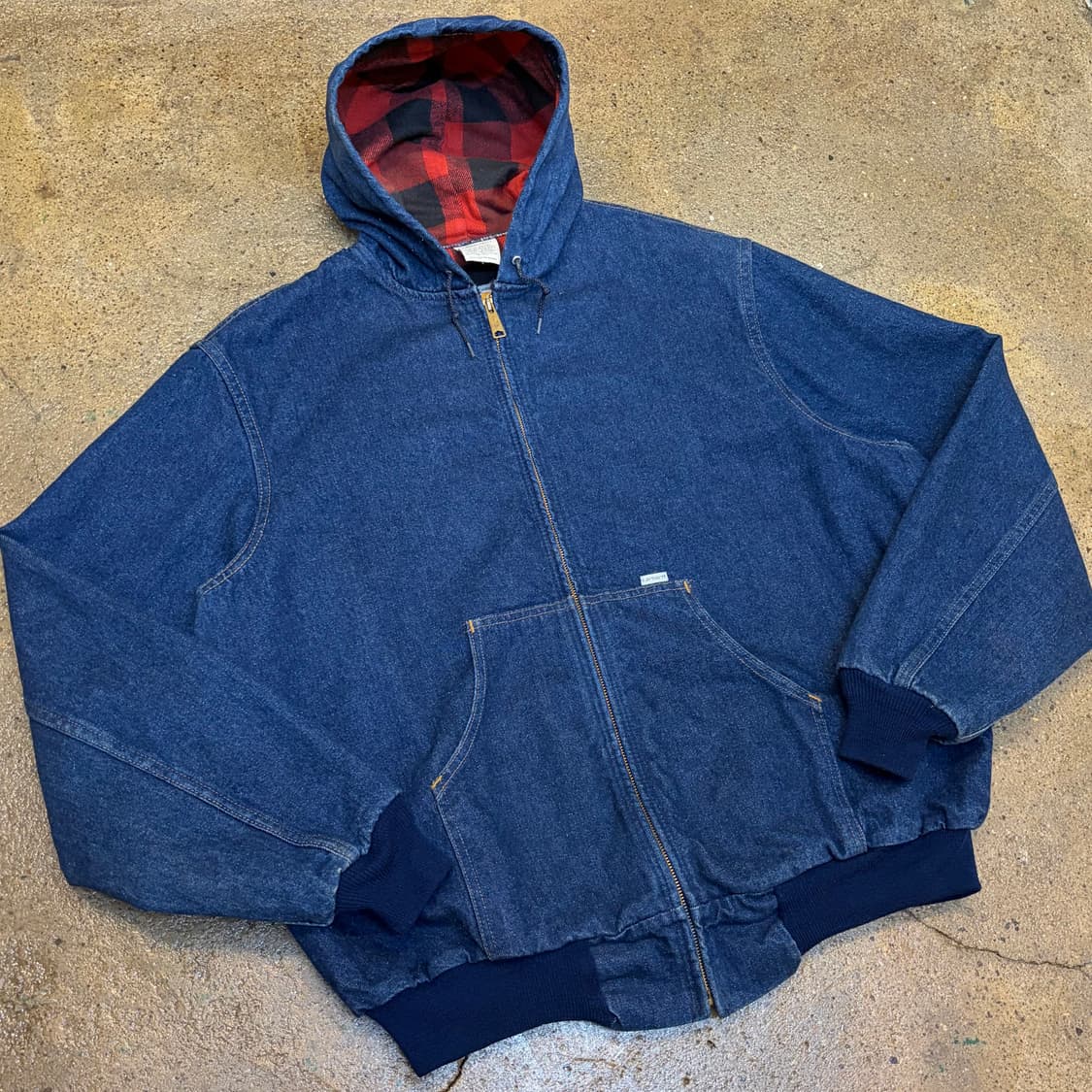 89s Made in USA 빈티지 칼하트 100주년 기념 덕액티브자켓 상품이미지3