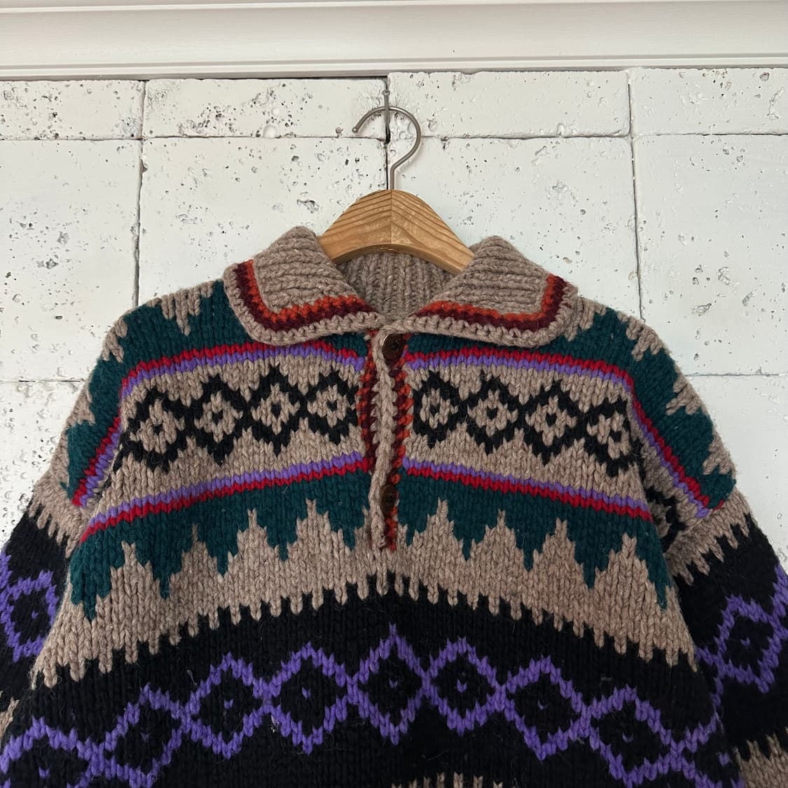 M 빈티지 헤비울 니트 상품이미지2