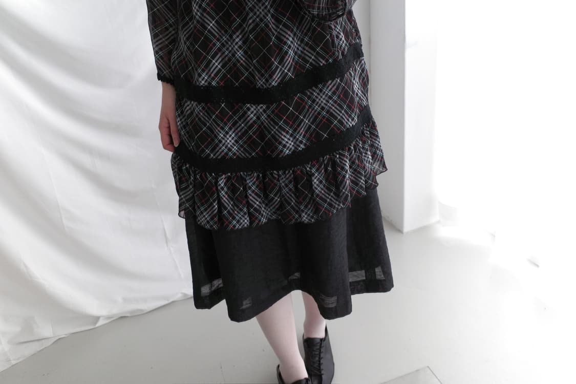 check crochet blouse  상품이미지6