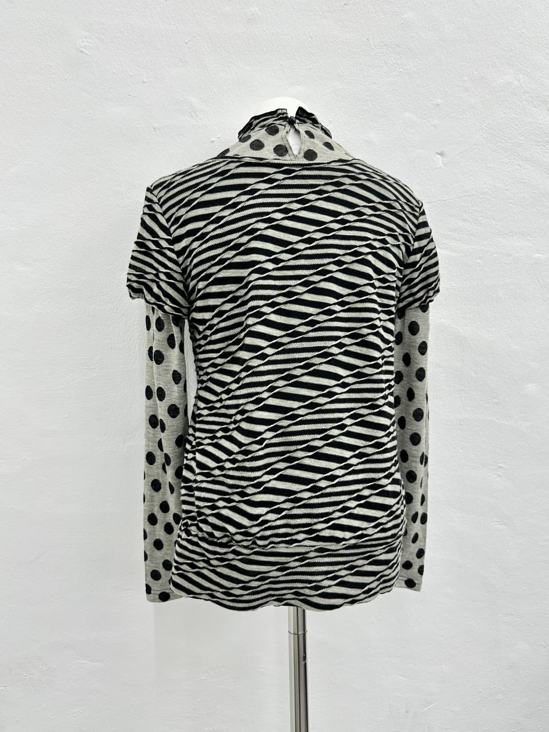 Vintage dot layered sleeve 상품이미지3