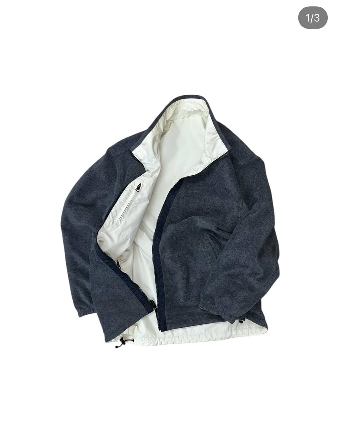 90's 유니클로 리버시블 플리스 (S) 상품이미지1