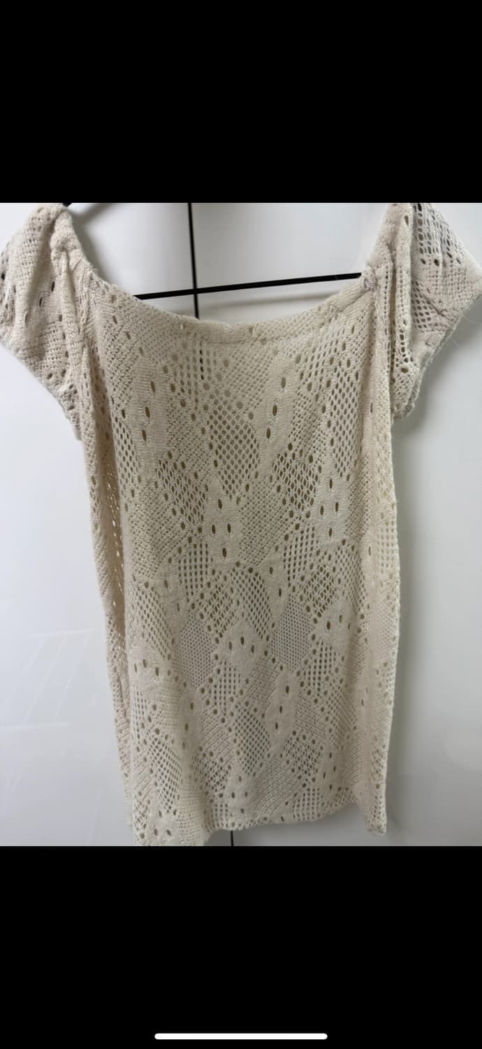 니지 레이어드 반팔 니트 상품이미지3