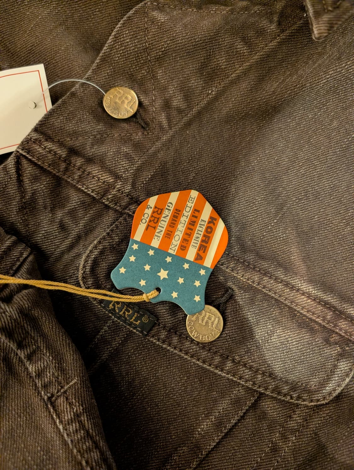 RRL 리미티드 에디션 코리아 익스클루시브 데님 자켓S 상품이미지3