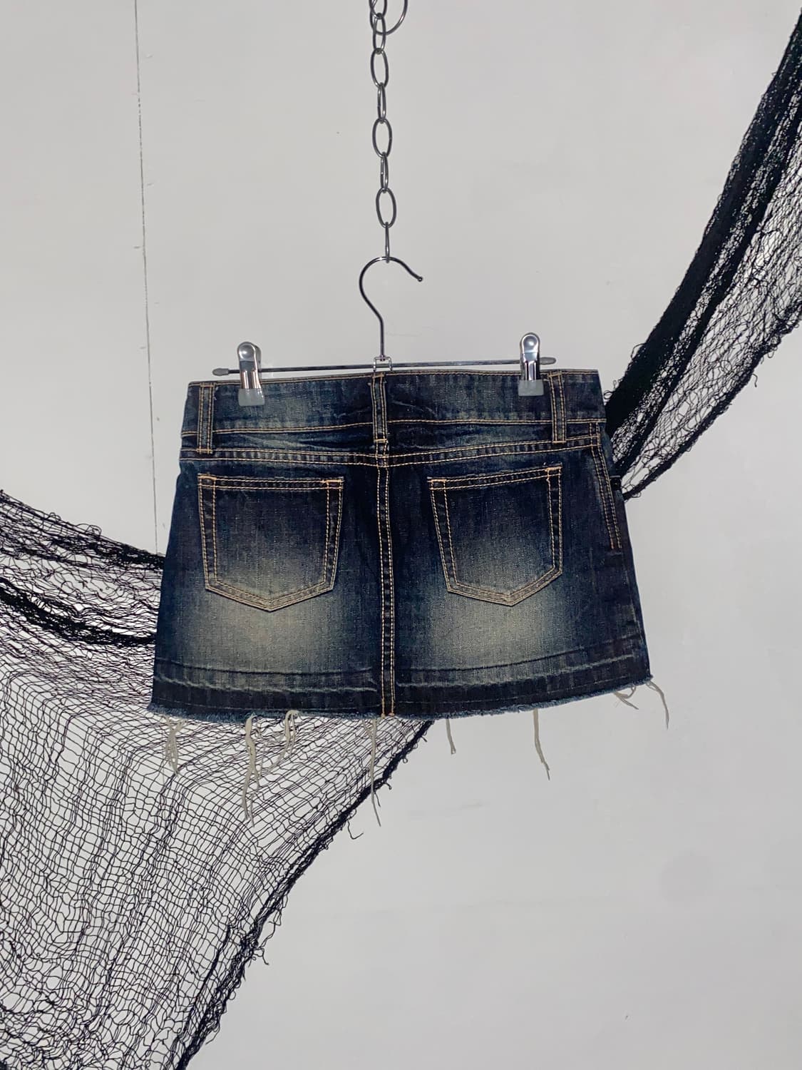 ꒰ঌ 잉그니 y2k 데미지 데님 스커트໒꒱ 상품이미지3