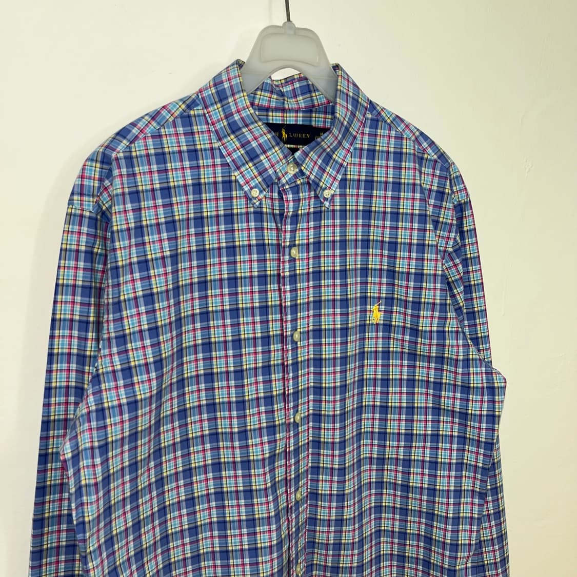 Polo blue check shirt 상품이미지5