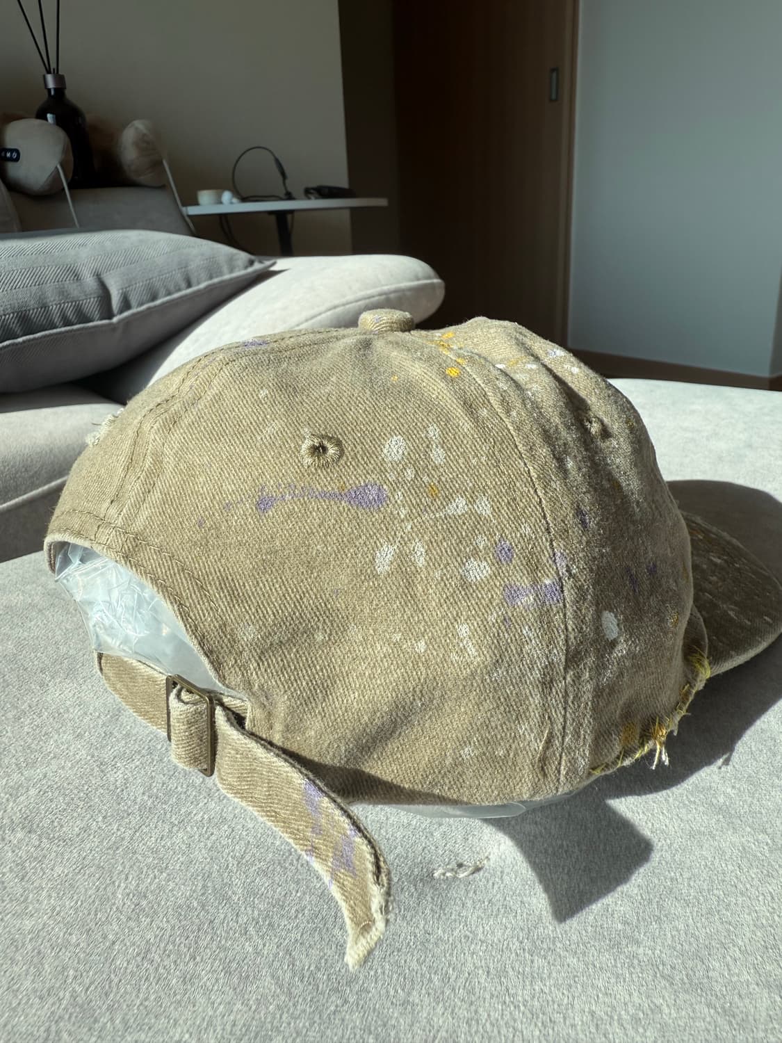 빈티지 디스트레스드 캡 상품이미지4