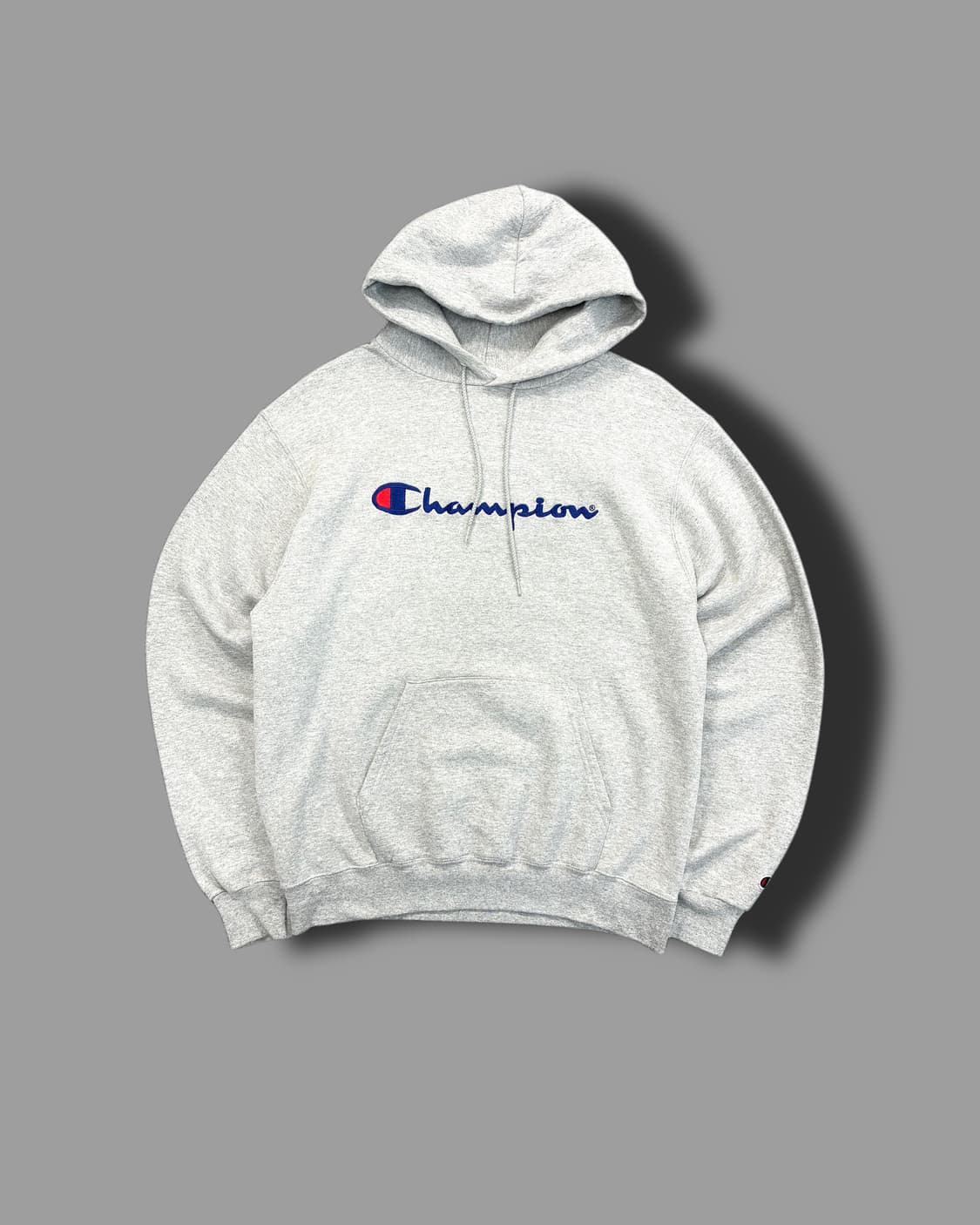 챔피온 어센틱 그레이 빅로고 후드티 M 상품이미지4